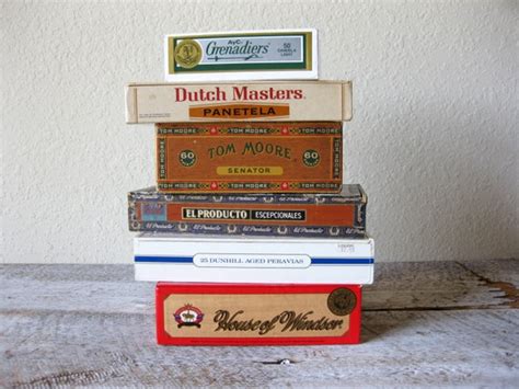 antique metal cigar boxes|old cardboard cigar boxes.